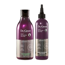 Dr. Groot Hair & Scalp Dynamic Duo Set Conditioner Haircare Keratin Shampoo for Fuller Hair Biotin Calendula