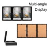 Triple 4x6 Photo Frame Hinged Folding Wood Picture Frame with