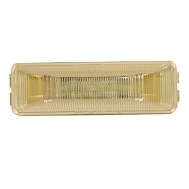 Optronics Sealed L.E.D Marker Light - Red with Clear Lens (MCL65CRB) - Single
