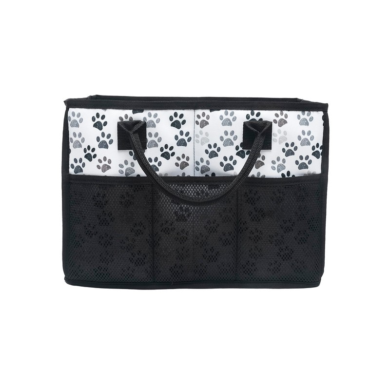 geckobrands Trunk Carry Tote – Collapsible Organizer with Mesh Pockets