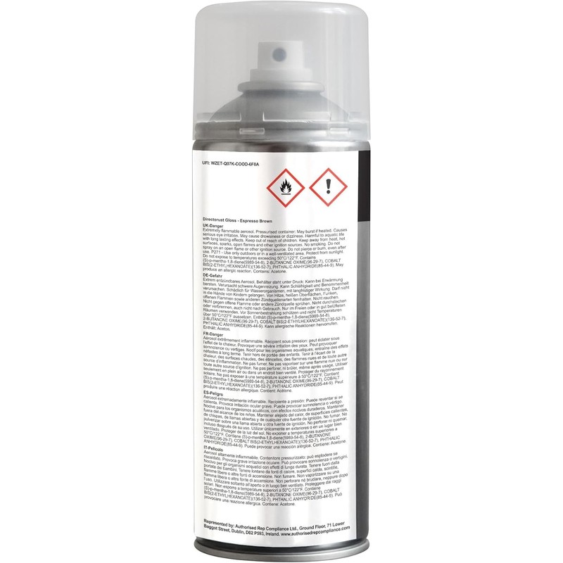 JENOLITE Directorust Spray Paint for Metal - ESPRESSO BROWN -