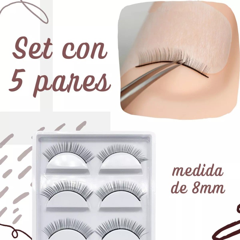 Veraly Pestañas De Práctica Extensiones Maquillaje Lashista F