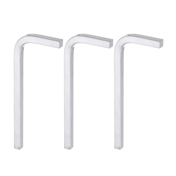 QUARKZMAN Pack of 3 L-shaped square head wrenches, 5 mm,