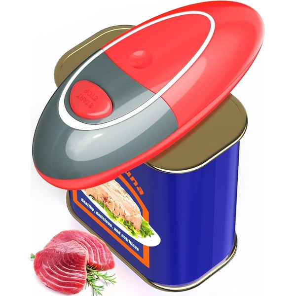 One Touch Electric Can Opener Open Almost Can with Smooth