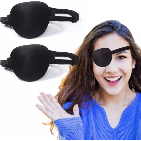 2x Parches para ojos ajustables Parches para ojos perezosos para