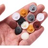 100 Pcs 17mm White Easy to Install Screw Cap Covers