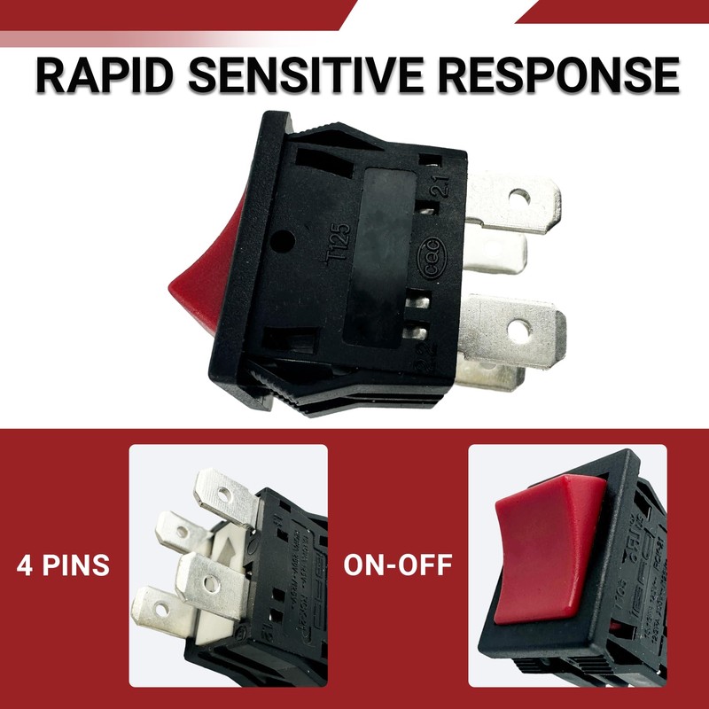 Toggle Rocker ON Off Switch Fit for Shop-vac QSP Pro