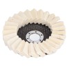 2Pcs 5in Grinding Disc Wave Shape Wool Felt Polishing Wheel