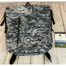 Geckobrands Endeavour Waterproof Backpack Collapsible Easy Clean Interior Black