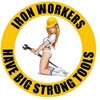 Iron Workers Have Big Strong Tools Hard HAT Sticker (LOT