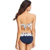 Anne Cole Women's Foldover Mid-Rise Bikini Bottom, Navy/White Daisy Floral,