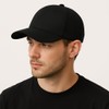 Black Snapback Baseball Cap – Adjustable Unisex Hat for Everyday