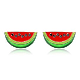 2PC Watermelon Pin Brooch Pins Small Enamel Pins Funny Lapel Pins Watermelon Pin Palestine Cartoon Summer Accessories Suit Accessories Gifts For Women