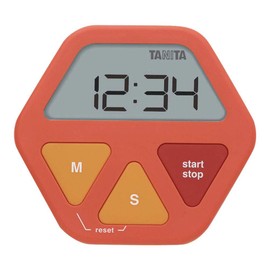 Tanita TD412OR Digital Timer Attached to Glass, Orange