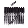 WONOLO 12PCS 0.5mm Erasable Pen Black Gel Ink Roller Ball