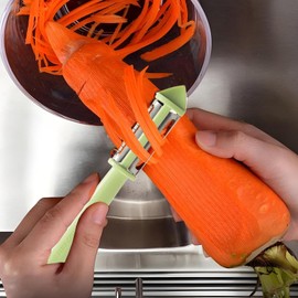 Potato Peeler - Ergonomic Handle Veggie Cutter,Kitchen Utensils Peeling Tool, Multifunctional Carrot Peeler for Indoor Outdoor