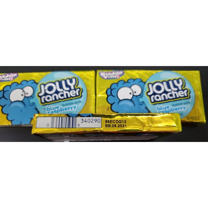 Bubble Yum 3x Pack Bubble Yum Jolly Rancher Blue Raspberry