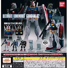 Ultimate Luminous Gundam 02 [All 5 Types Set (Full Comp)] Gacha Gacha Capsule Toy