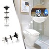 Universal Toilet Tank to Bowl Bolts Kit, Heavy Duty Toilet