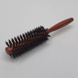 p1 우드 드라이 롤빗 브러쉬 2호 헤어롤빗 P1 Wood Dry Roll Bristle Brush 2 Hair Roll Brush