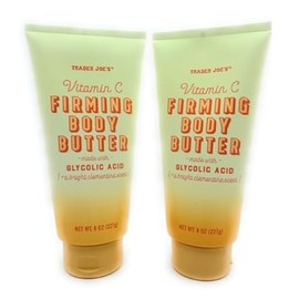 Trader Joe’s Vitamin C Firming Body Butter 8 Oz (Pack of 2) + Dri store sticker.