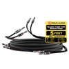 DoukAudio Speaker Cable Banana Plugs: OFC HiFi Stereo Wire with