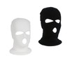 LINSOCLE 2 x Balaclava, 3-Hole Balaclava, Knitted Balaclava, Multifunctional Mask,