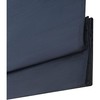 ECLIPSE Faux Silk Roman Shade for Windows, Cordless 100% Blackout