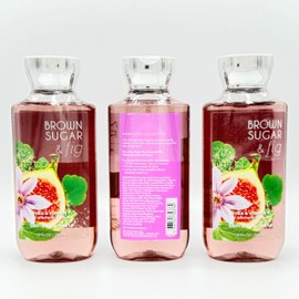 Brown Sugar & Fig 3-Piece Bath Bundle | Set of Three Body Shower Gels, 10oz Each