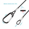 MOUNTAIN_ARK 20 Pack 20" Black Safety Security Cable for DJ