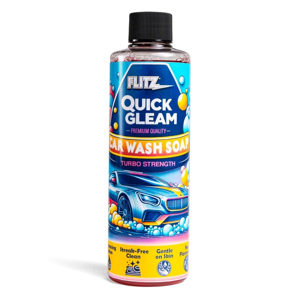 Flitz Quick Gleam Car Wash Soap - Water Based Concentrate