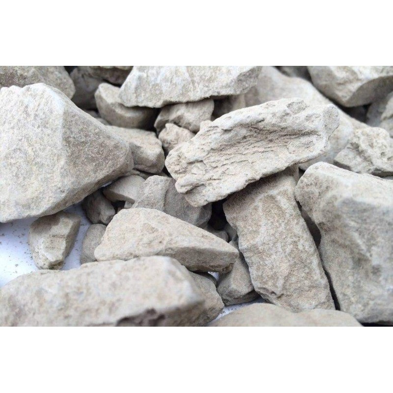 UCLAYS BLUE clay chunks natural for eating (food), 4 oz