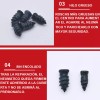MOJIELONG Tornillo Tapón Para Reparación De Ponchadura De Llanta