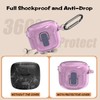 【Anti-Drop Lock】 Compatible with JBL Tune Flex Case Cover，Hard PC