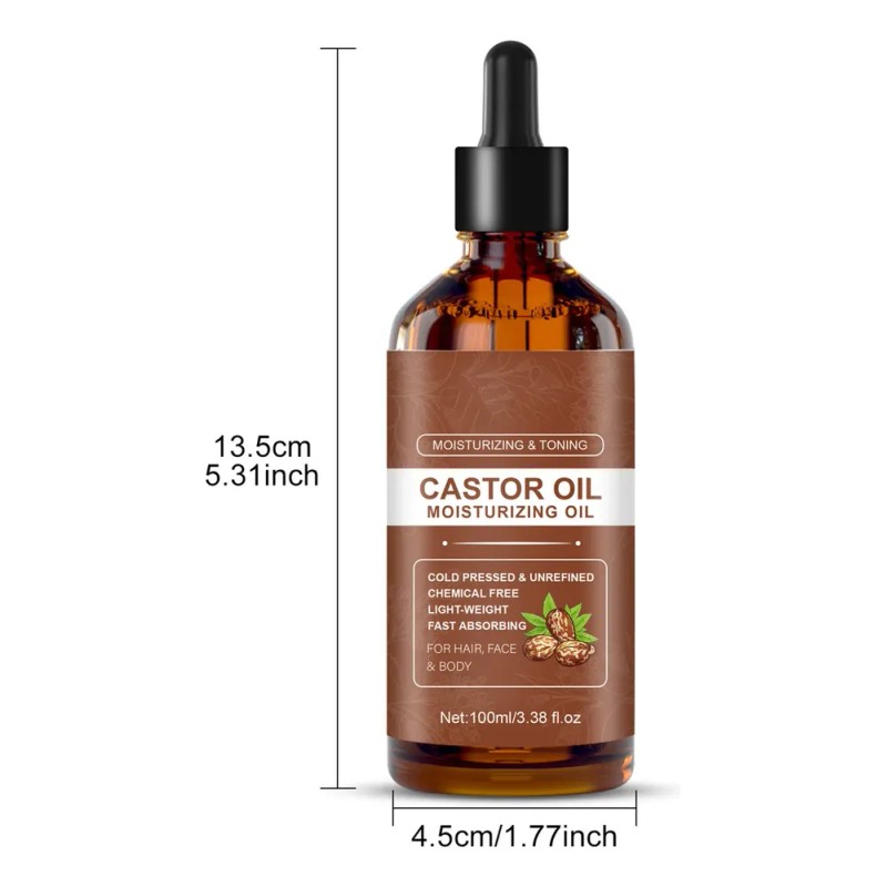 Generic - Cuidado Capilar Hidratante Con Aceite De Ricino Prensado