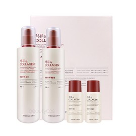 The Face Shop 더페이스샵 석류 엔 콜라겐 2종 스페셜 세트 보습 The Face Shop Pomegranate & Collagen 2-Piece Special Set Moisturizing