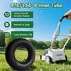 2 Pcs 4.10/3.50-6 Inner Tube with Bent Valve 13x4.00-6 4.00-6