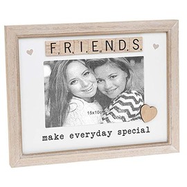 Scrabble Sentiments Wooden Photo Frame Friends Gift