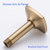 4 Inches Stainless Steel, Straight Shower Arm Extension, Ceiling Shower