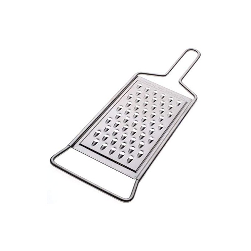 Norpro Rallador grueso de acero inoxidable, 35,5 x 12,7 cm,
