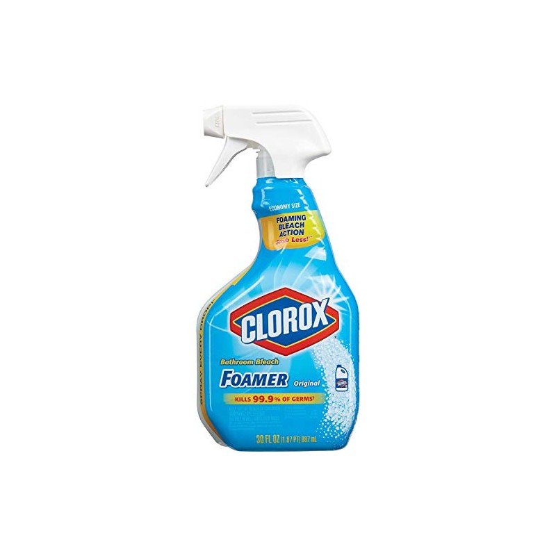 Clorox Bleach Foamer Bathroom Cleaner 30 oz (Pack of 5)