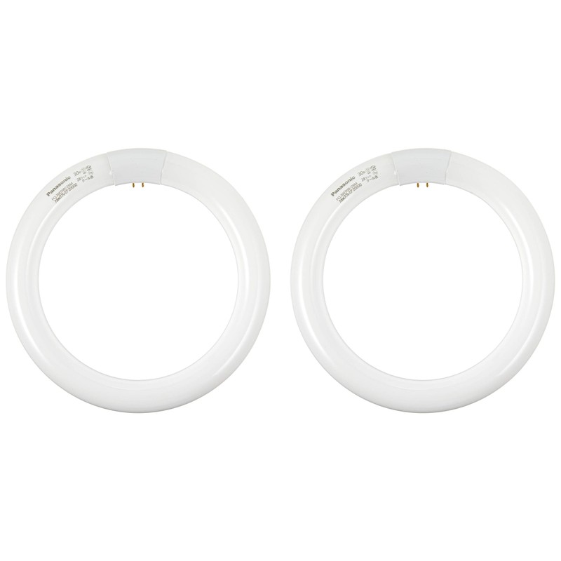 Panasonic FCL30EDW28MF22K Fluorescent Light Round Shape 30 Shape, 2 Pieces,