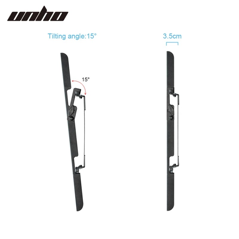 UNHO Heavy-duty Fixed Tilting TV Wall Mounted Bracket Mount Stand
