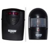A9-NEW IN BLACK WIRELESS WEATHERPROOF GARDEN,DRIVEWAY,GARAGE,OUTBUILDING BURGLAR VISUAL ALERT LED