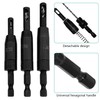 Self Centering Drill Bits 1/8 Inch, 3/32 Inch, 7/64 Inch,