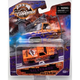 MAISTO 2023 DIECAST SUPER CONVENTION EXCL. OUTLAW SILVERADO 454 RUBBER TIRES!