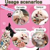Delllala Cat Wrap for Cutting Nails, Cat Restraint Wrap for