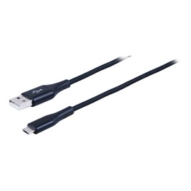 ATIVA® USB Type-A to Micro USB Cable, 9', Black, 46893