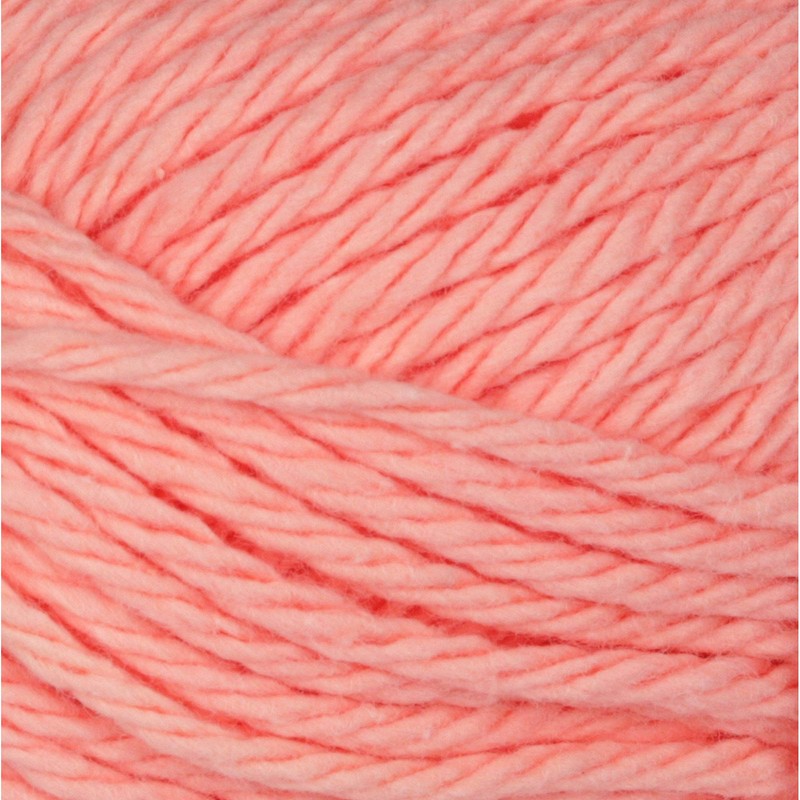 Bernat Handicrafter Cotton-Solids Yarn, Coral Rose