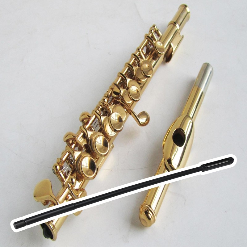 Yibuy ABS Piccolo Cleaning Rod Piccolo Clean Tool for Musical